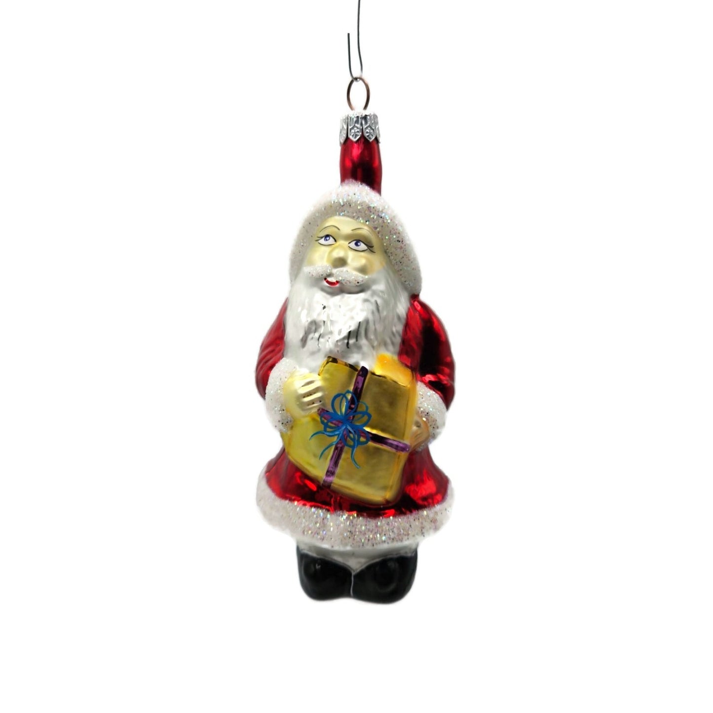 Christopher Radko Gifted Santa Claus Glass Christmas Tree Ornament 94-070-06