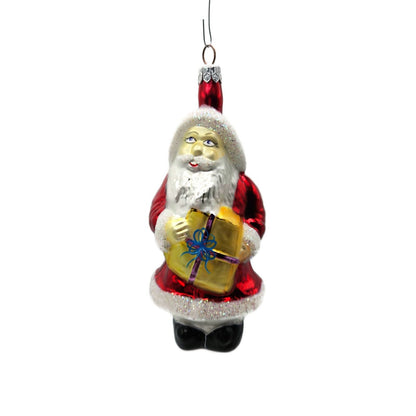 Christopher Radko Gifted Santa Claus Glass Christmas Tree Ornament 94-070-06