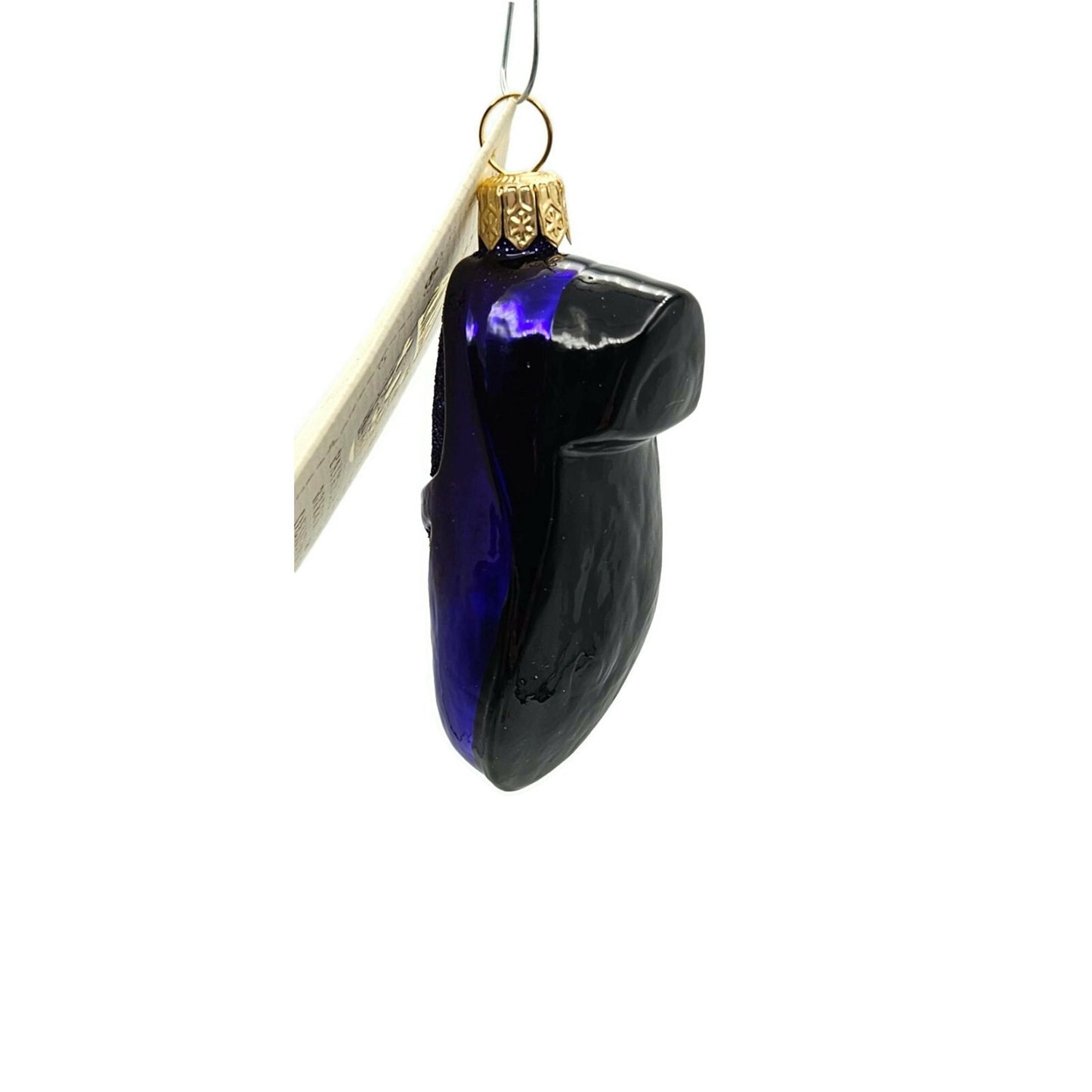 Patricia Breen Little Ones Shoe Purple Glittered Christmas Holiday Tree Ornament