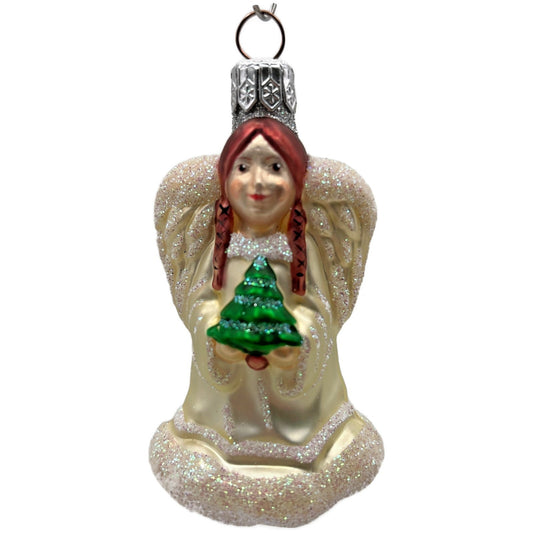 Patricia Breen Angel from Quartet of Angels Tree Green Christmas Tree Ornament