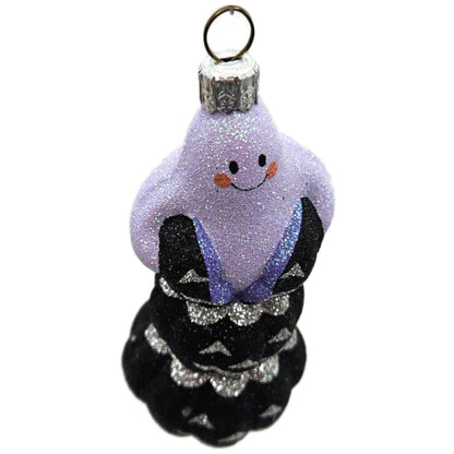 Patricia Breen Halloween Oooooohhhhhh Purple Ghost Glass Halloween Ornament 2337