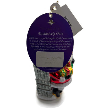 Christopher Radko Herald Square Santa Claus Glass Christmas Ornament 3012918