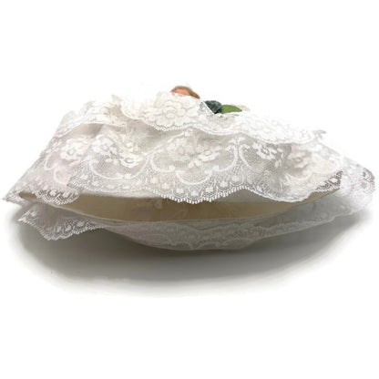 Gladys Boalt Cinderella White Ball Gown Fabric Christmas Tree Ornament Signed