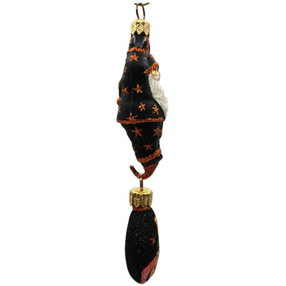 Patricia Breen Cirque de Nicoud Santa Medallion Stars Halloween Ornament CATZ