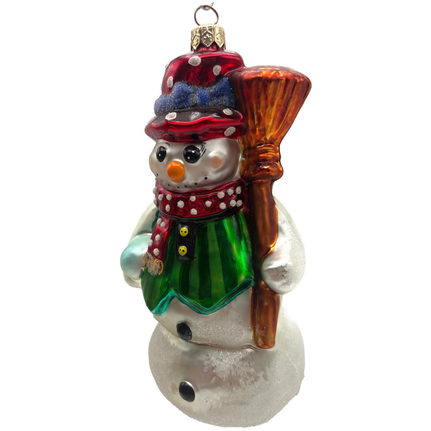 Christopher Radko Dressed to Chill Snowman Christmas Tree Ornament 98-196-0