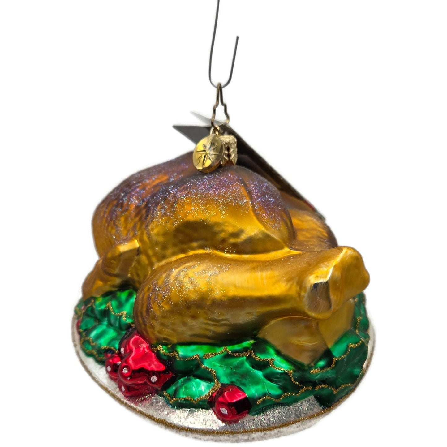 Christopher Radko Turley Time Platter Thanksgiving Dinner Christmas Ornament