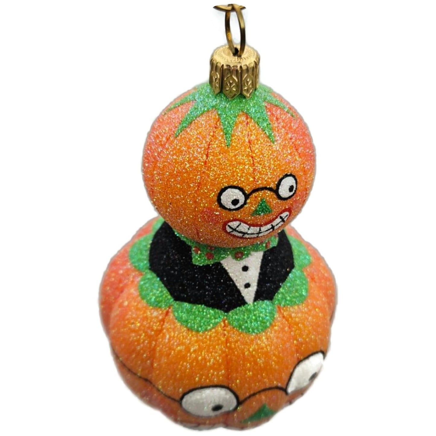 Patricia Breen Trick or Treaters Four Eyes Orange Pumpkin Halloween Ornament HCB