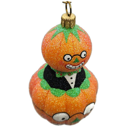 Patricia Breen Trick or Treaters Four Eyes Orange Pumpkin Halloween Ornament HCB