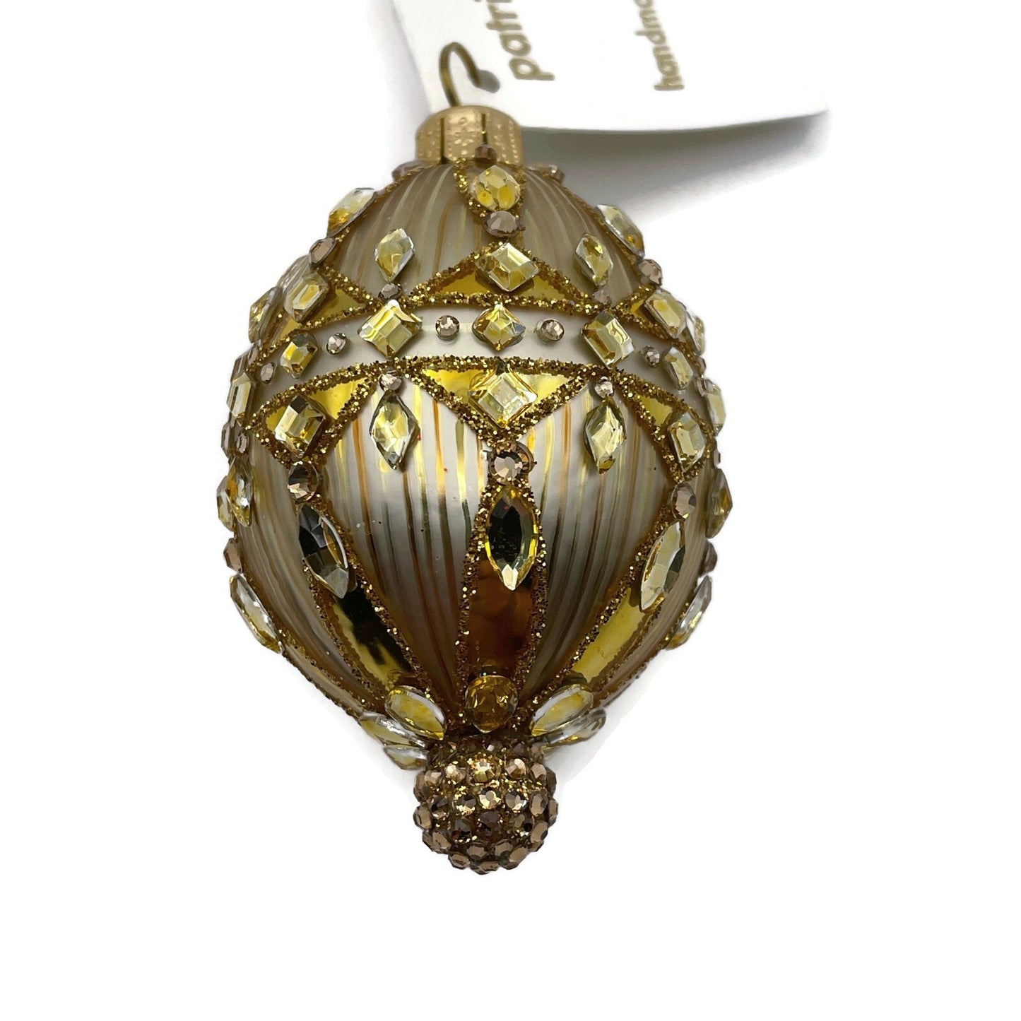 Patricia Breen Petit Egg Le Notre Gold Versailles Easter Christmas Tree Ornament