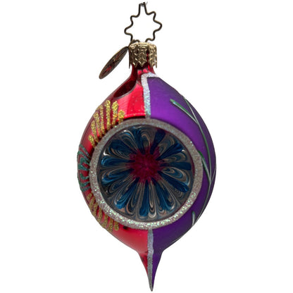 Christopher Radko Fantasia Kensington Glow Reflector Christmas Tree Ornament