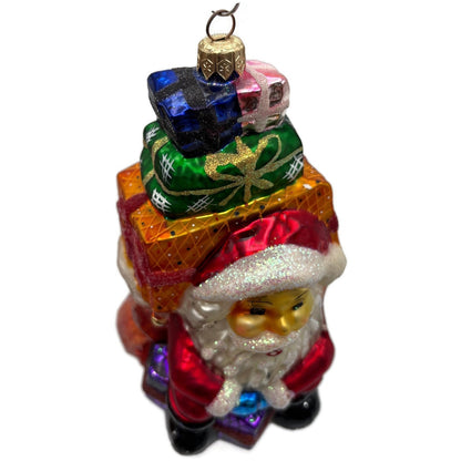 Christopher Radko Piled Mile High Santa Christmas Tree Ornament 97-234-0