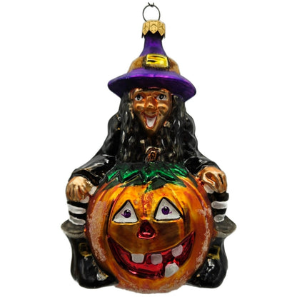 Christopher Radko Punkin Pal Witch Pumpkin Halloween Christmas Ornament 97-241-1
