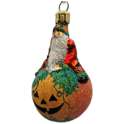 Patricia Breen Halloween Snow Frolic Santa Claus Jack-O-Lantern X-Mas Ornament