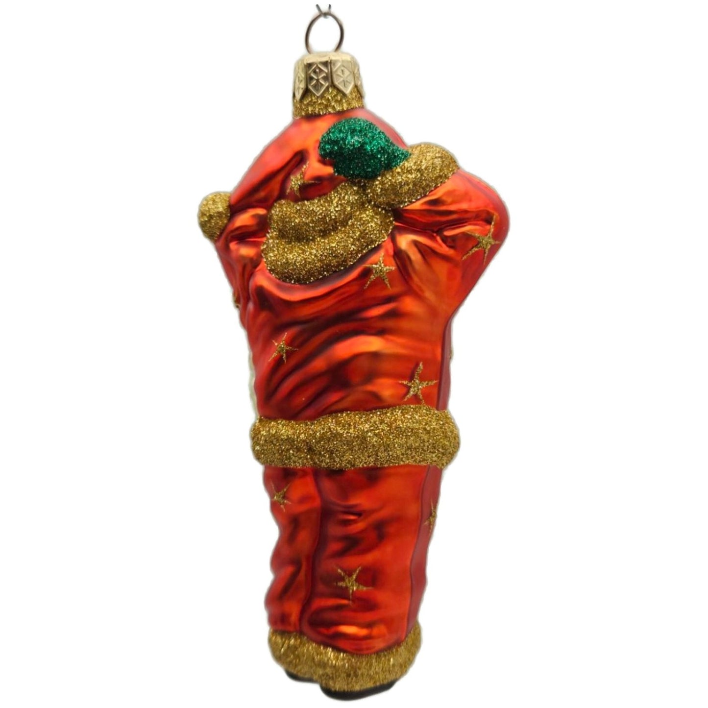 Patricia Breen Hold Onto Your Hat Star Santa Halloween Christmas Ornament 9721