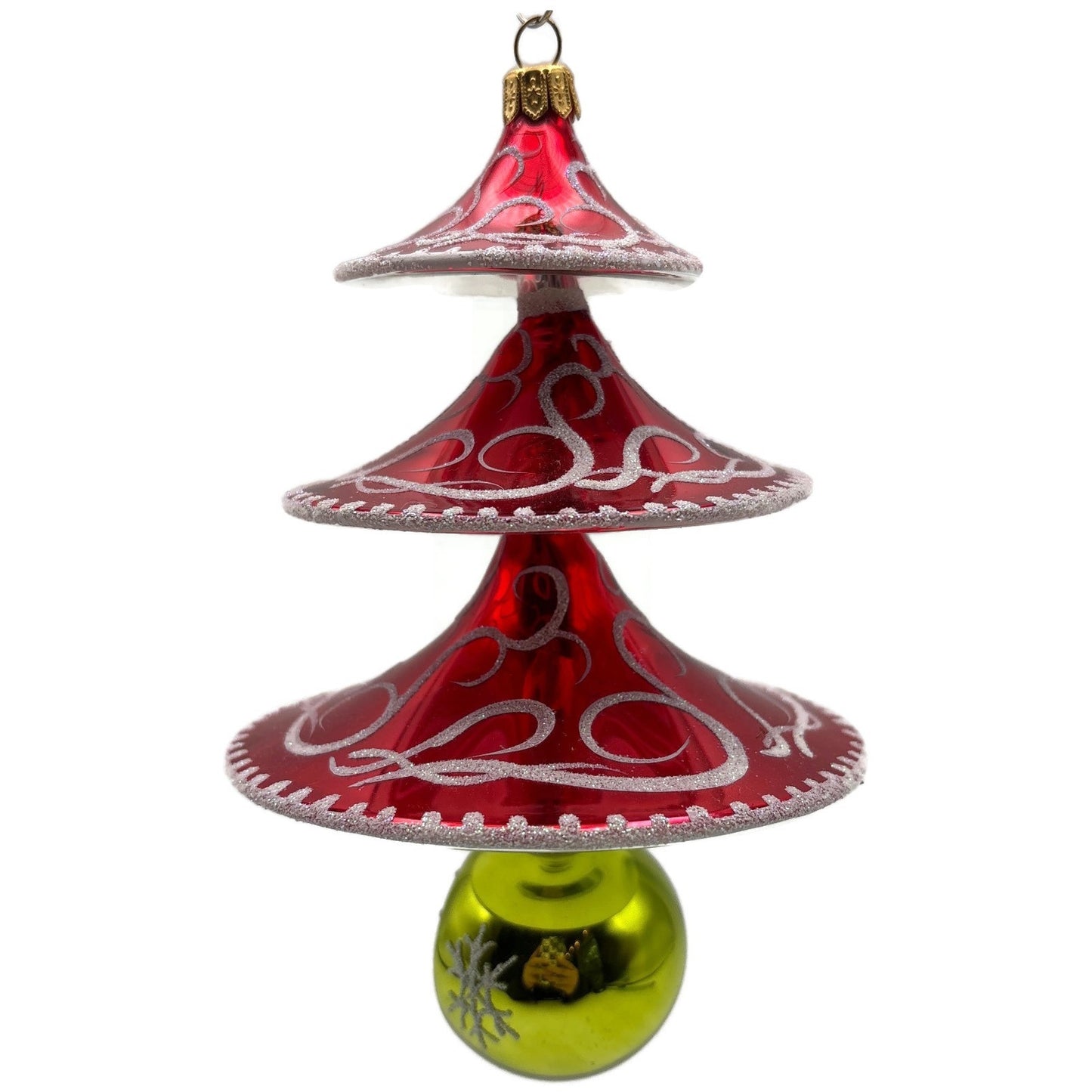 Heartfully Yours Christopher Radko Centennial Tree Reflector Christmas Ornament