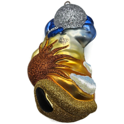 Patricia Breen Planetary Santa Claus Rainbow Sun Celestial Christmas Ornament