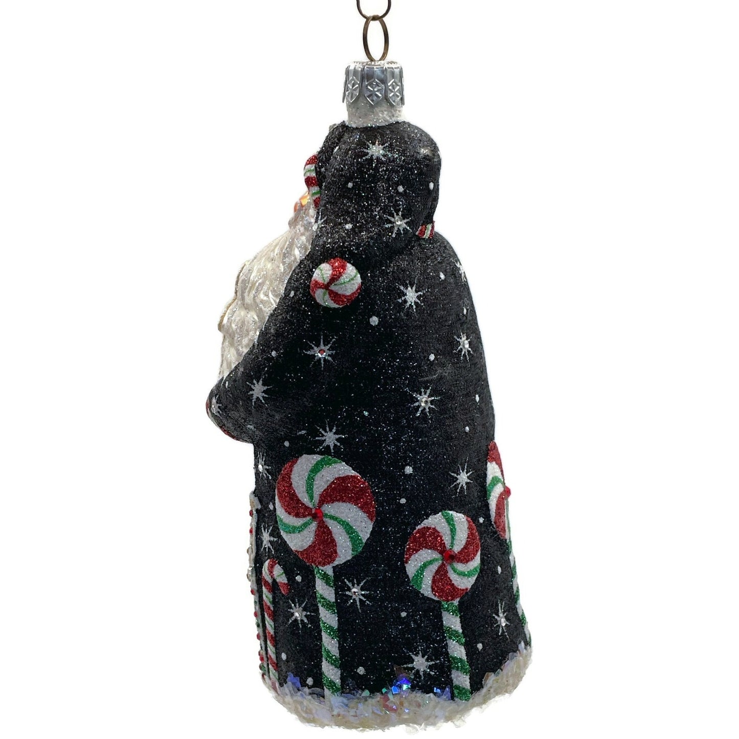 Patricia Breen Ornament Torun Santa Black Candy Canes Gingerbread Christmas Tree