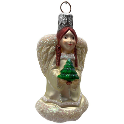 Patricia Breen Angel from Quartet of Angels Tree Green Christmas Tree Ornament