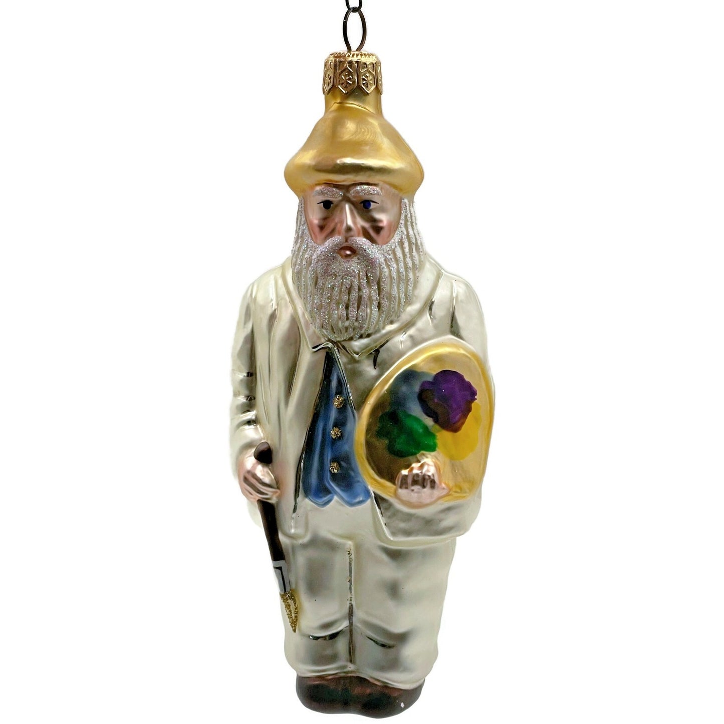 Patricia Breen M Claude Monet Pearl Artist Palette Christmas Tree Ornament AIC