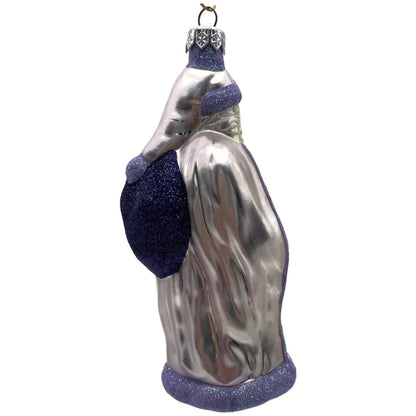 Patricia Breen Jordan Santa Purple Lavender Christmas Tree Ornament Milaeger's