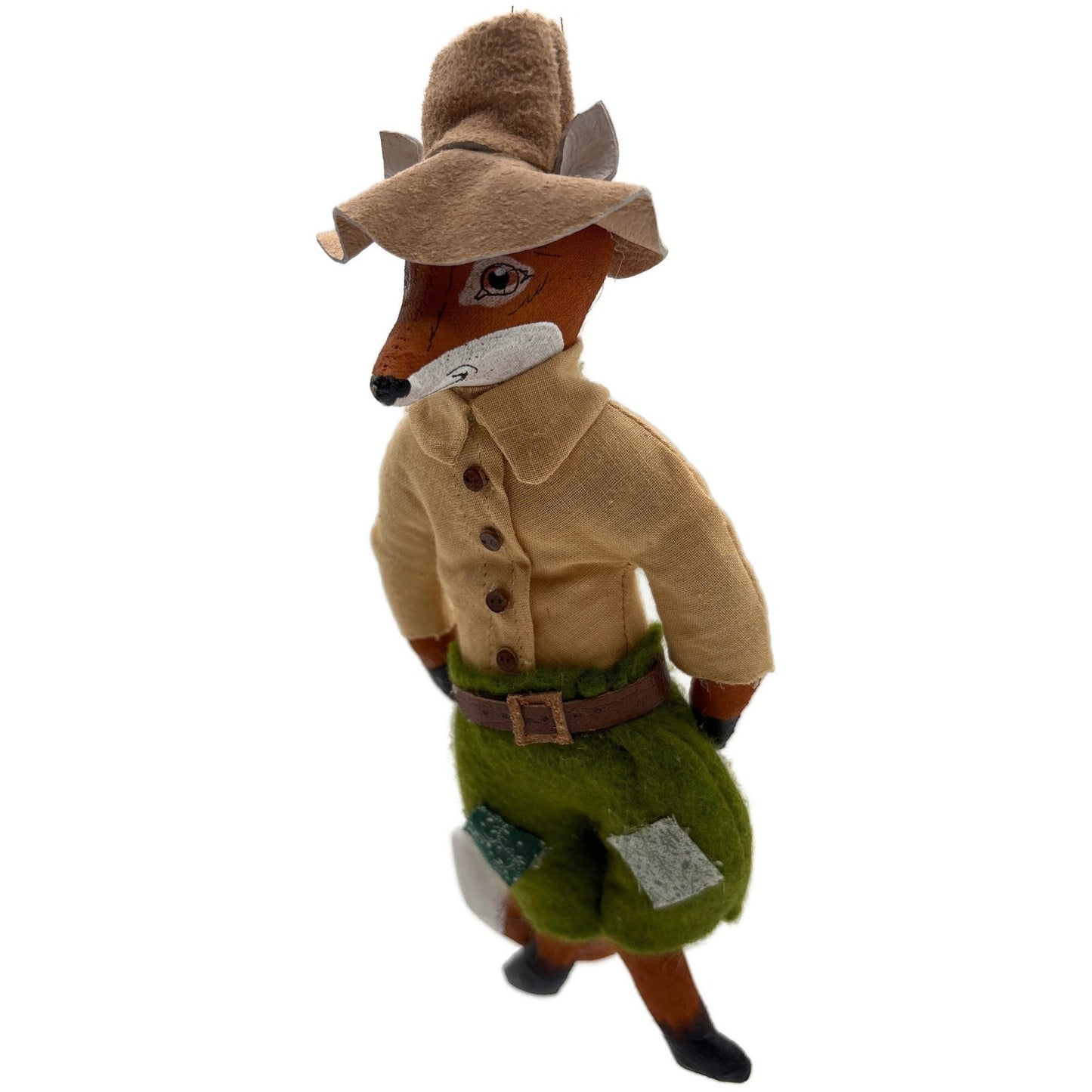 Gladys Boalt Brer Fox Uncle Remus Handmade Fabric Christmas Tree Ornament Signed