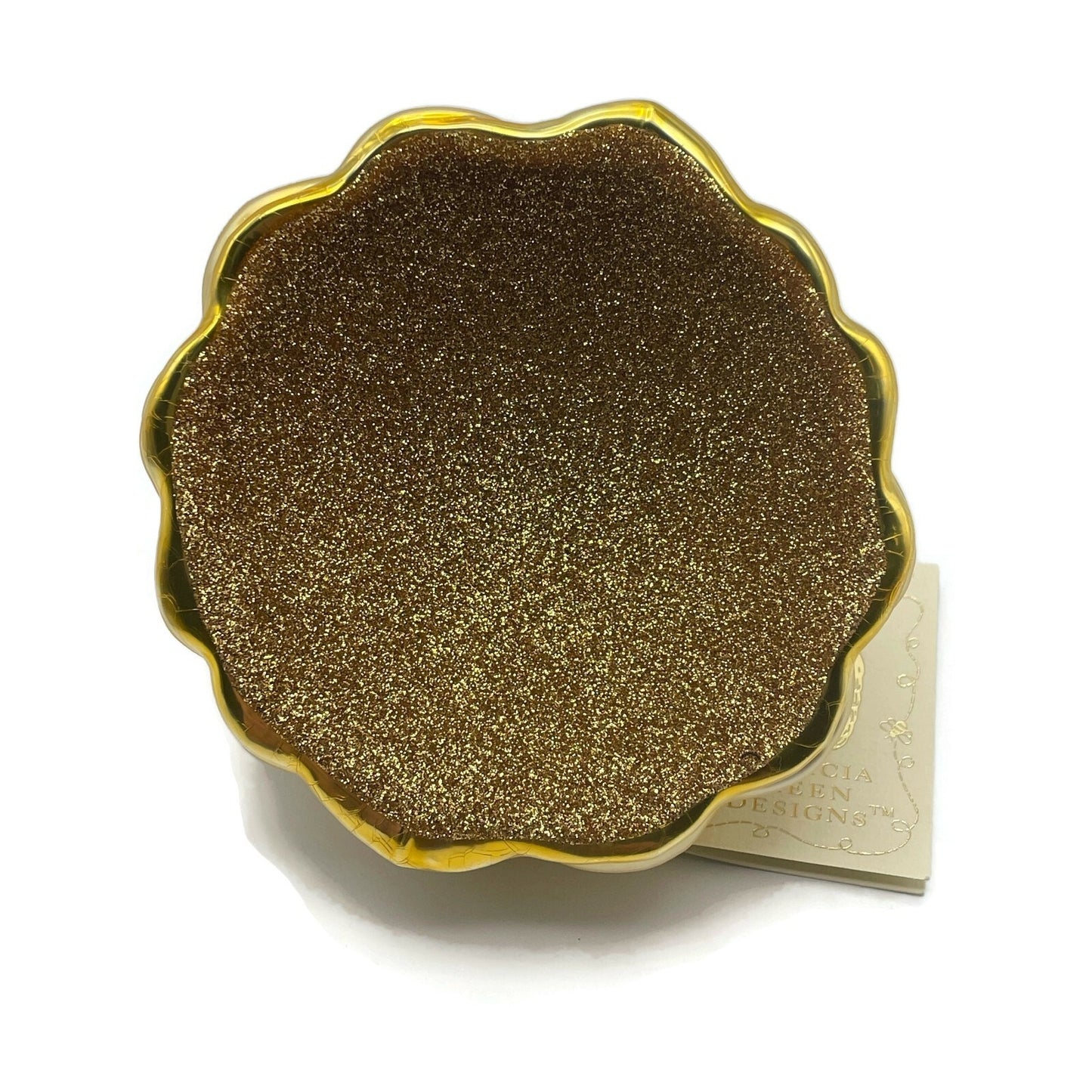 Patricia Breen Bird Egg Nest Gold Clip On Easter Christmas Tree Ornament Rare