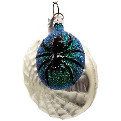 Patricia Breen Victorian Spider Web Pearl Black Halloween Christmas Ornament