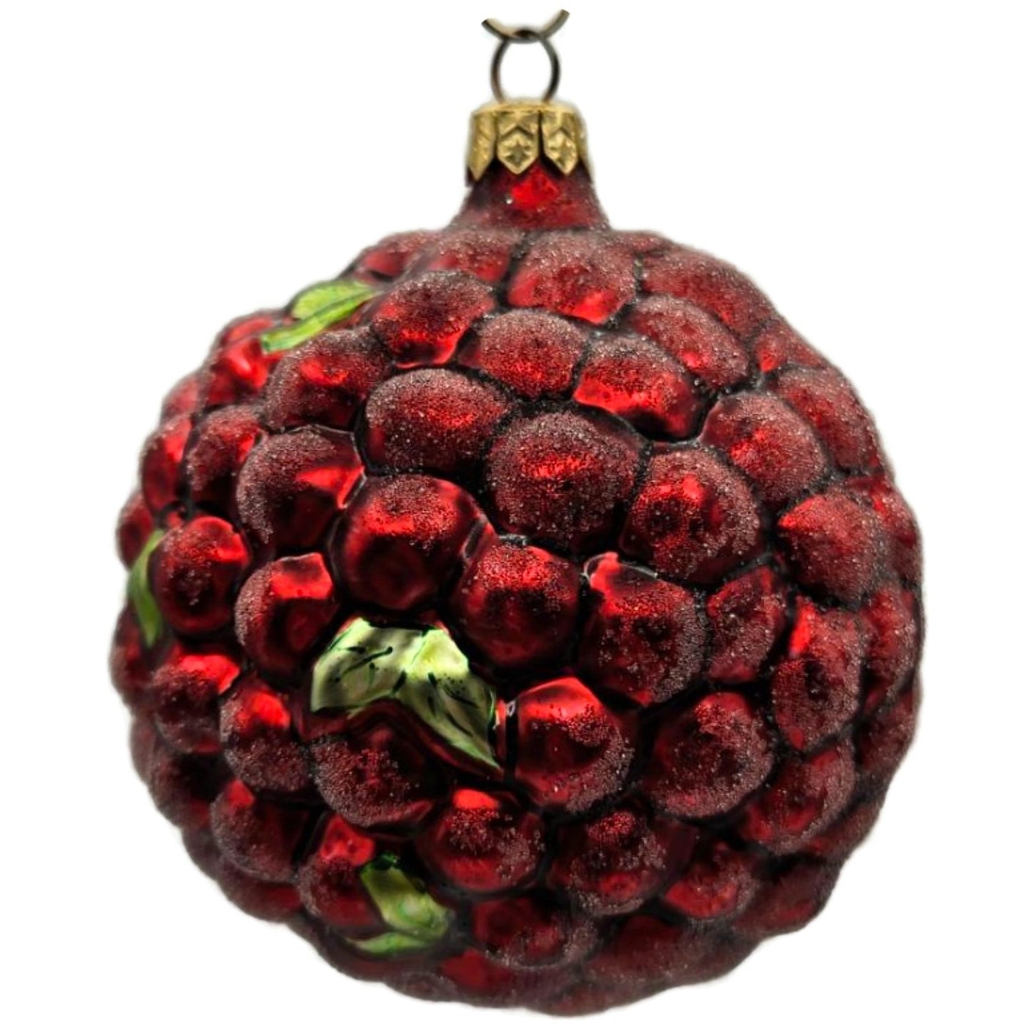 Christopher Radko Cranberry Frost Red Christmas Tree Ornament 97-136-0