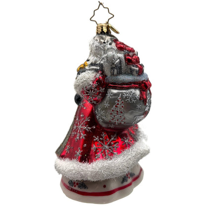 Christopher Radko Winter Splendor Santa Claus Christmas Tree Ornament 1021740