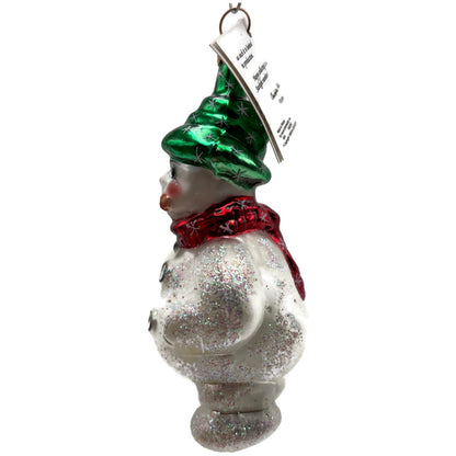 Christopher Radko Frosty Weather Snowman Winter Christmas Tree Ornament 96-SP-14