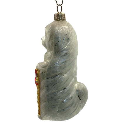 Christopher Radko Sugar Holiday Elizabeth Taylor AIDS Charity Christmas Ornament