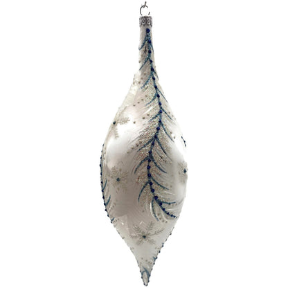 Heartfully Yours Christopher Radko Lismore Drop Glass Christmas Tree Ornament