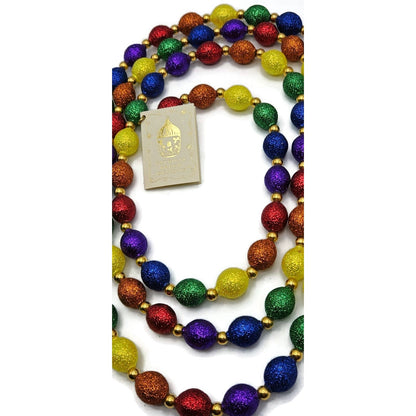 Patricia Breen Garland 2 Decorate Rainbow Christmas Holiday Bead Decoration