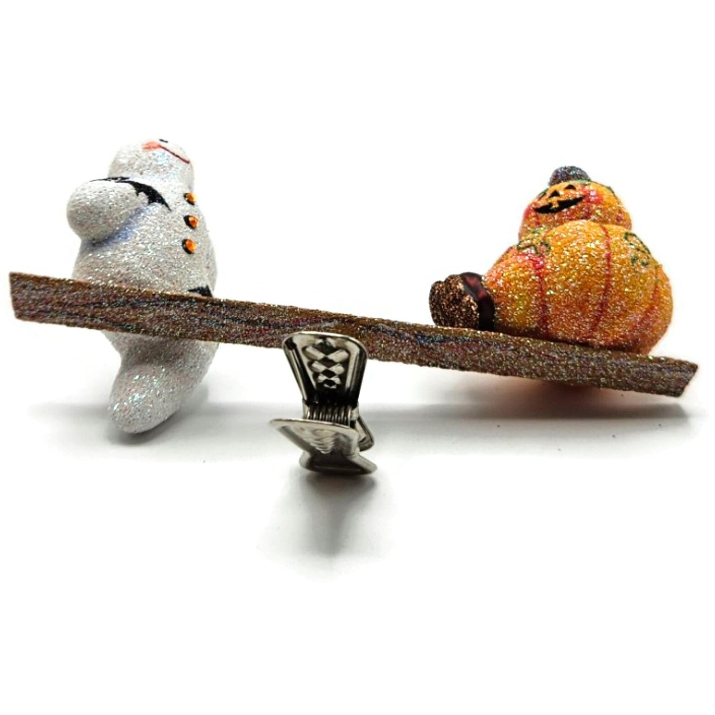 Patricia Breen Halloween All Things Being Equal Pumpkinman Ghost Ornament