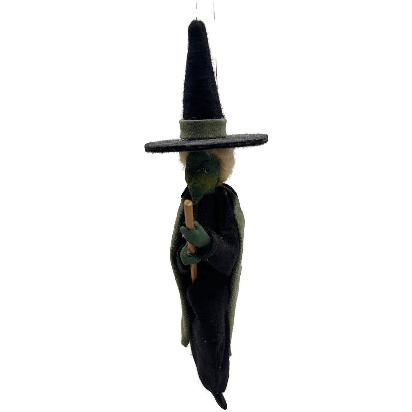 Gladys Boalt Wicked Witch Wizard of Oz Fabric Christmas Tree Ornament Signed