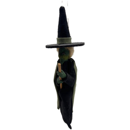 Gladys Boalt Wicked Witch Wizard of Oz Fabric Christmas Tree Ornament Signed