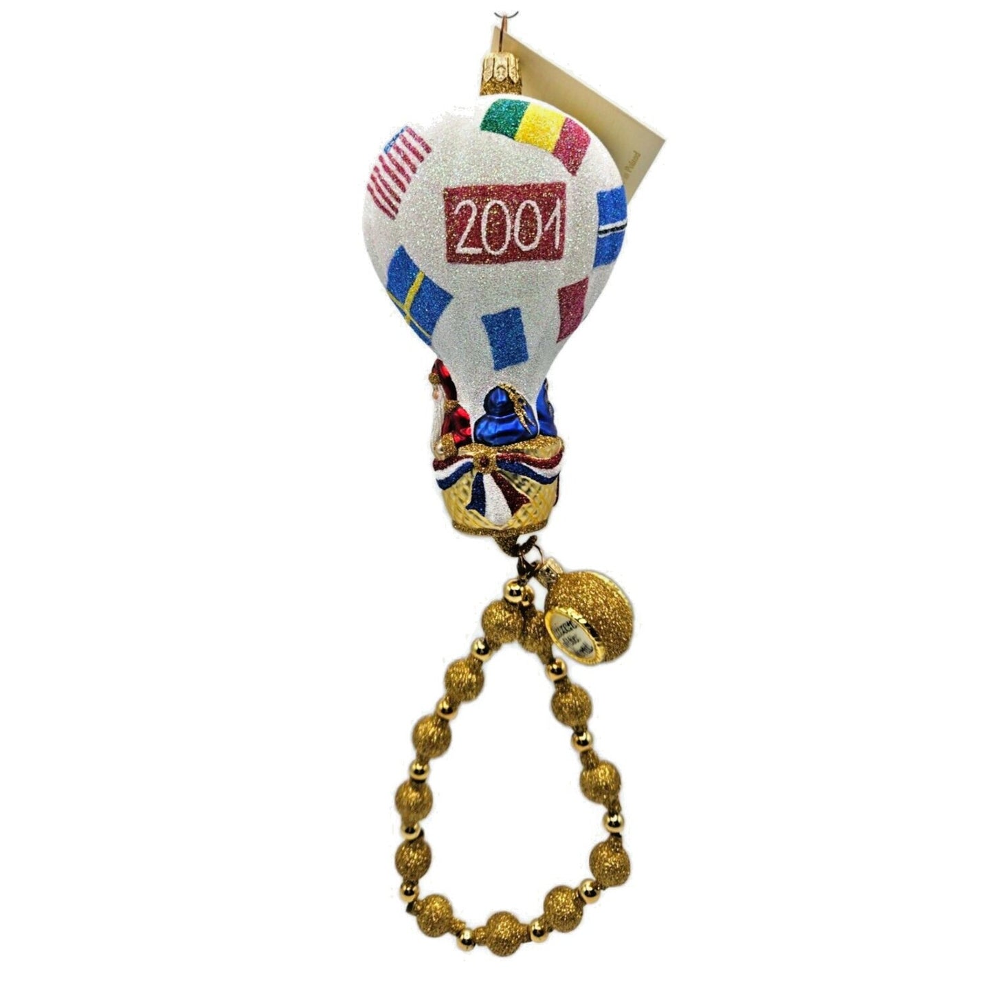 Patricia Breen Citizen of the World Santa Claus Balloon Christmas Tree Ornament