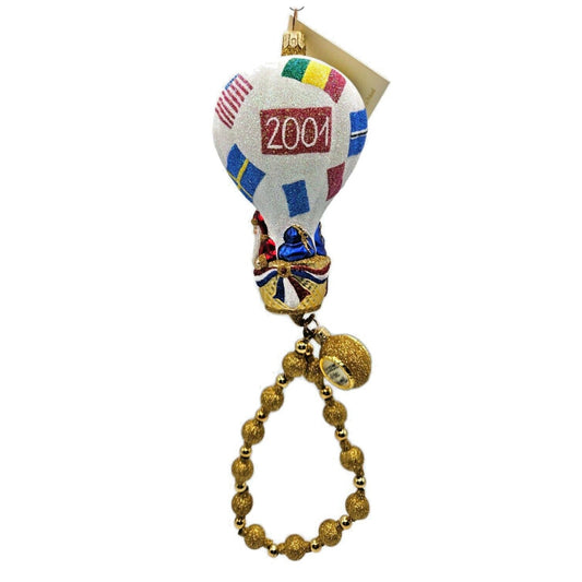 Patricia Breen Citizen of the World Santa Claus Balloon Christmas Tree Ornament