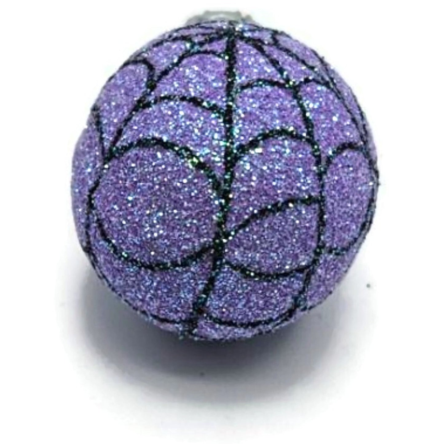 Patricia Breen Miniature Egg Spider Web Purple Halloween Christmas Tree Ornament