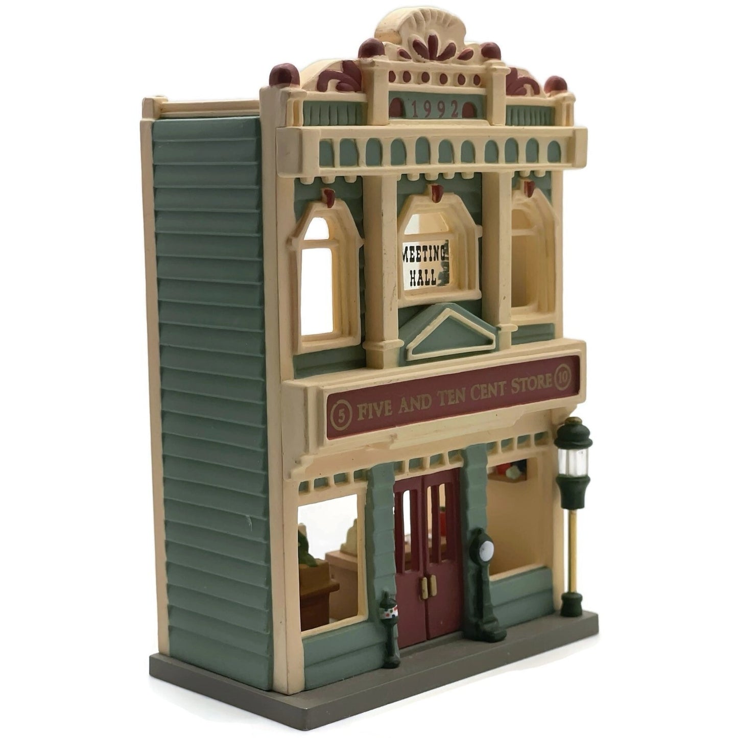 Hallmark Ornament Five and Ten Cent Store 1992 Nostalgic Christmas Village Tree