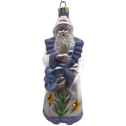 Patricia Breen Poseidon Santa Deep Sea Lavender Summer Nautical Ornament CATZ
