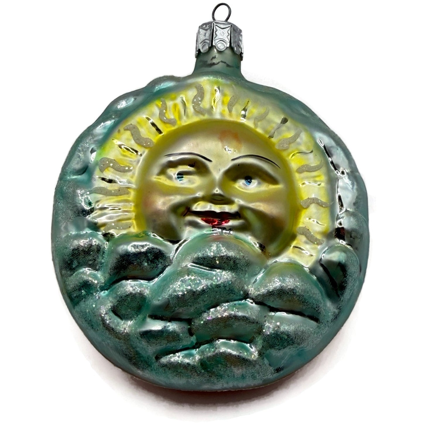 Christopher Radko Dawn & Dusk Double Sided Celestial Christmas Ornament 91-034-0