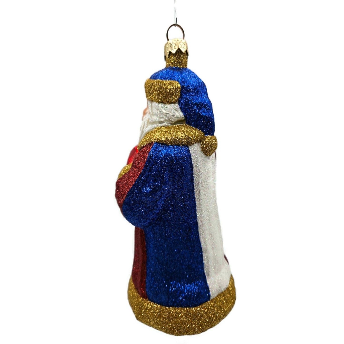 Patricia Breen Parisian Santa Tricolore Paris Christmas Holiday Tree Ornament