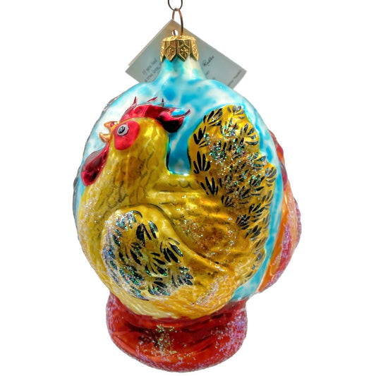 Christopher Radko Three French Hens 12 Days Of Christmas Tree Ornament