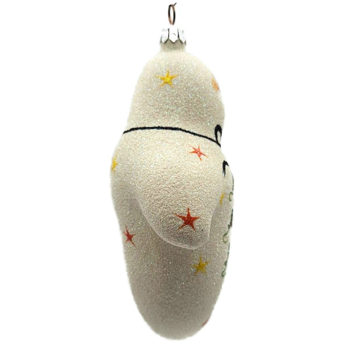 Patricia Breen Very Grand Ghost Pearl White Pumpkin Stars Halloween Ornament