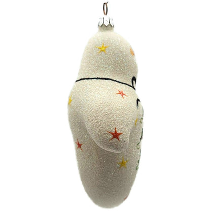 Patricia Breen Very Grand Ghost Pearl White Pumpkin Stars Halloween Ornament