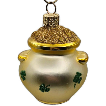 Patricia Breen A Walk In Dublin Pot Of Gold Shamrocks St. Patrick's Ornament CO