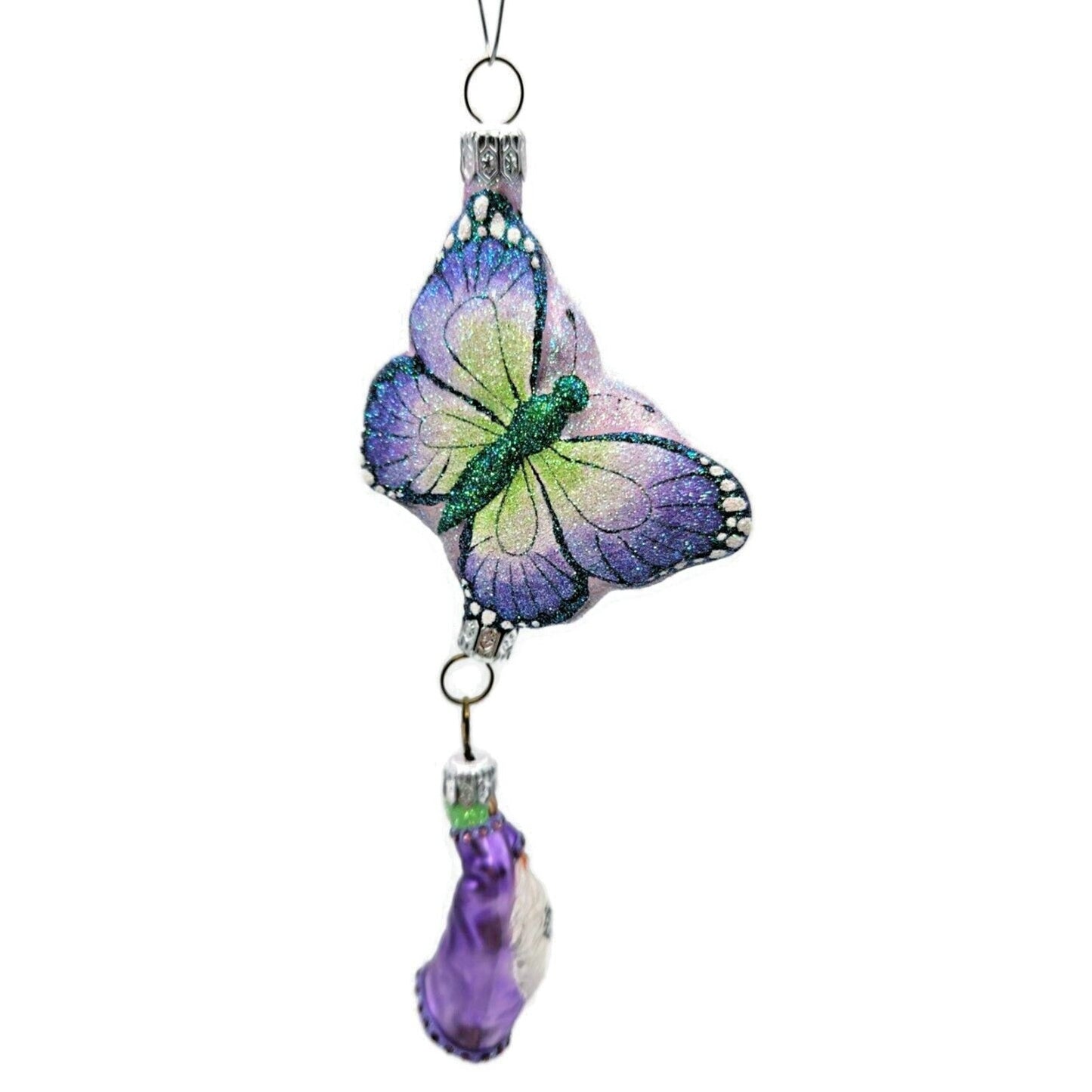 Patricia Breen Through the Spring Sky Violet Spring Christmas Holiday Ornament