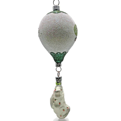 Patricia Breen Into the Blue Santa Claus Strawberry Fruit Christmas Ornament