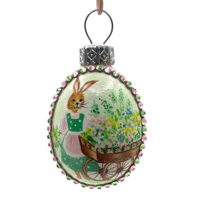 Patricia Breen Miniature Egg Abundance Bunny Flower Easter Christmas Ornament